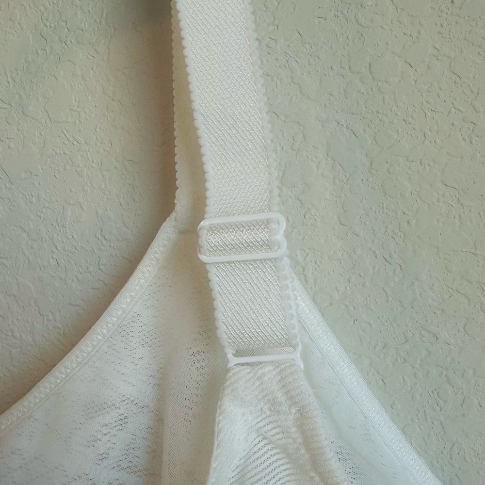 Wacoal White Lace Full Coverage Underwire Bra Size 40DDD - Picture 8 of 10
